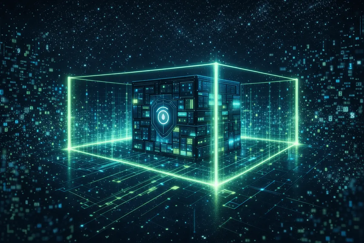 A secure database vault representing Amazon RDS